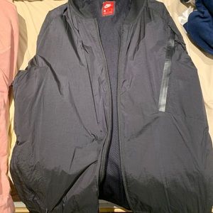 Nike black bomber windbreaker